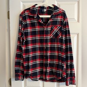 Red and blue flannel